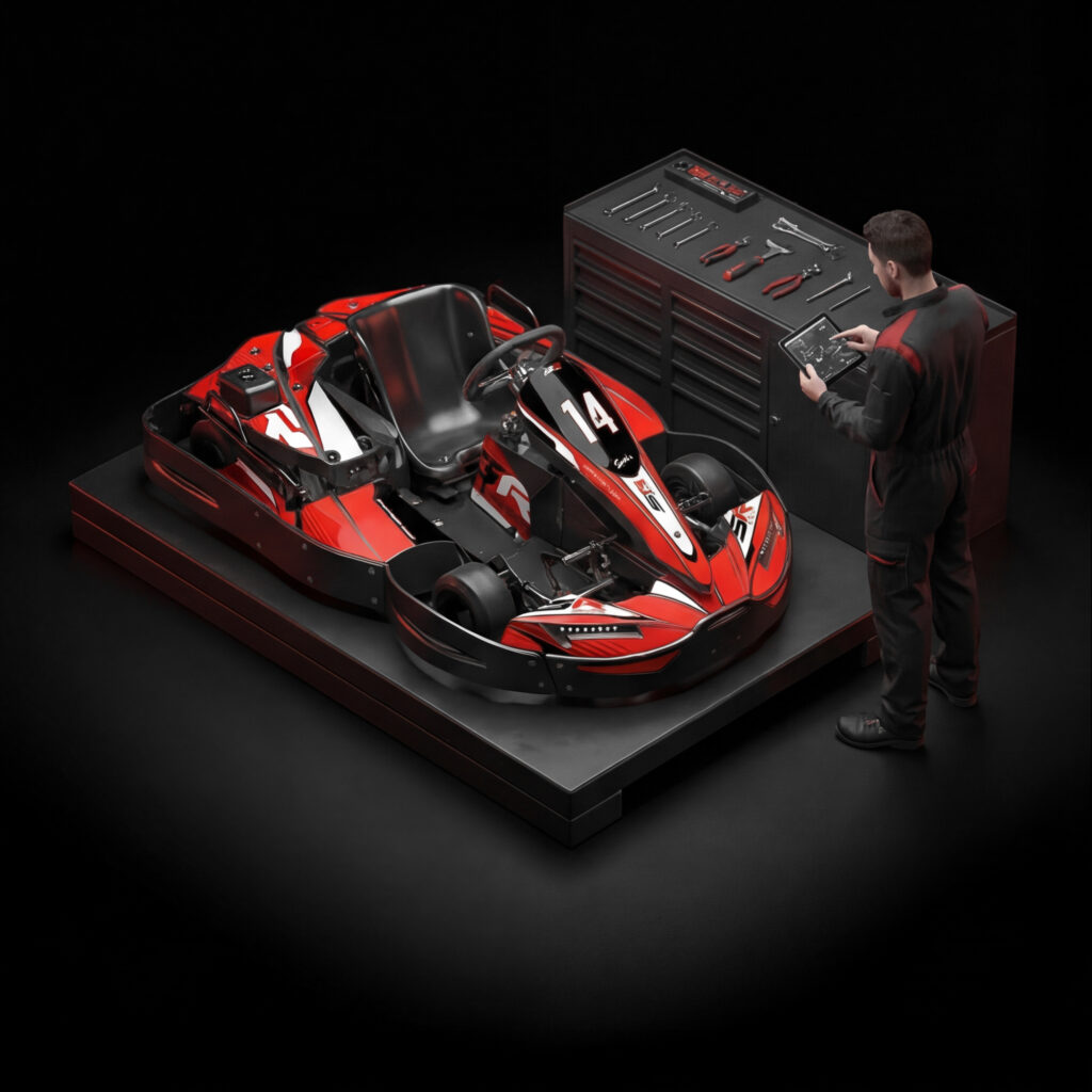 Sicherheitsausrüstung Kartbahn Gollhofen