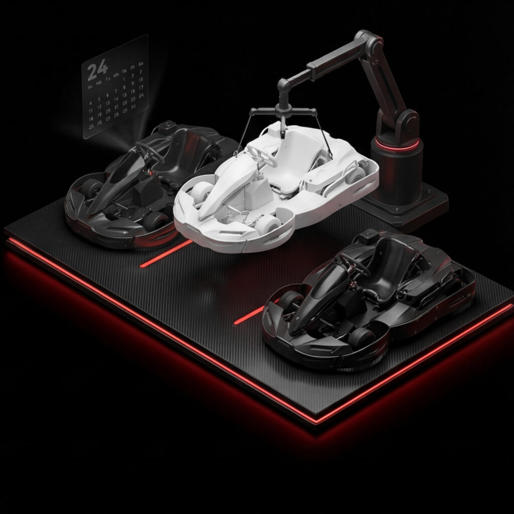 Sicherheitsstandards Gokartbahn